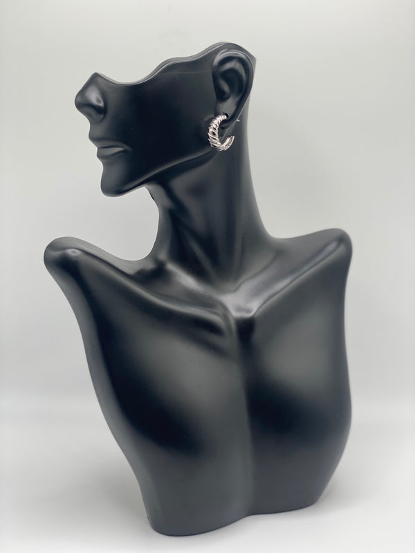 Croissant Dome Earrings - PureJoy LLC