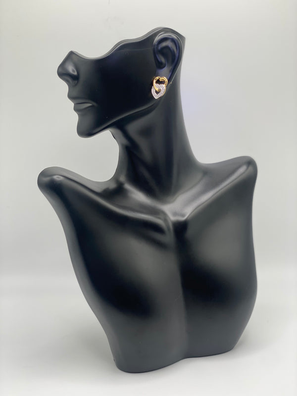 Double Hearted Earrings - PureJoy LLC