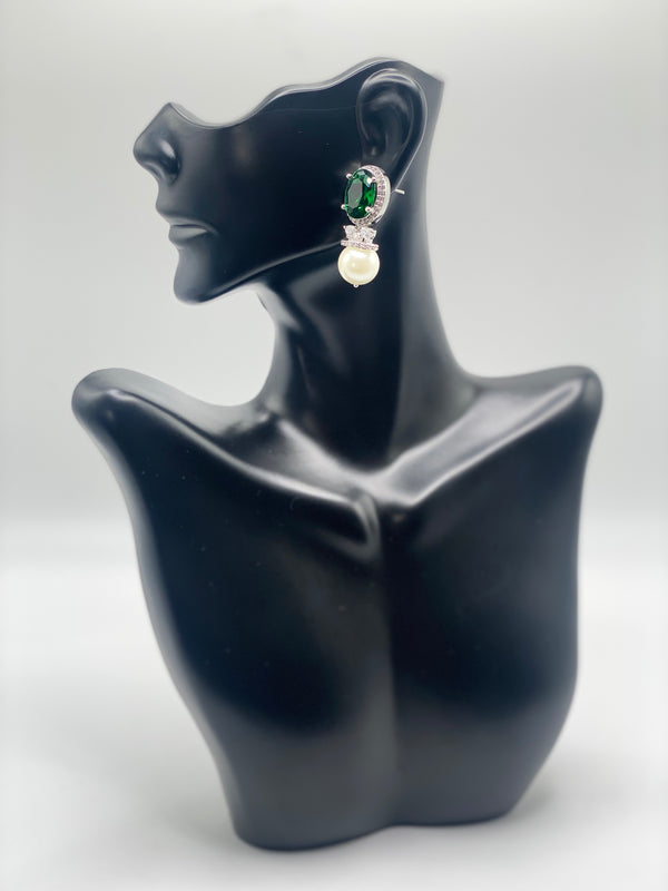 Pearlescent Elegance Drops Earring - PureJoy LLC